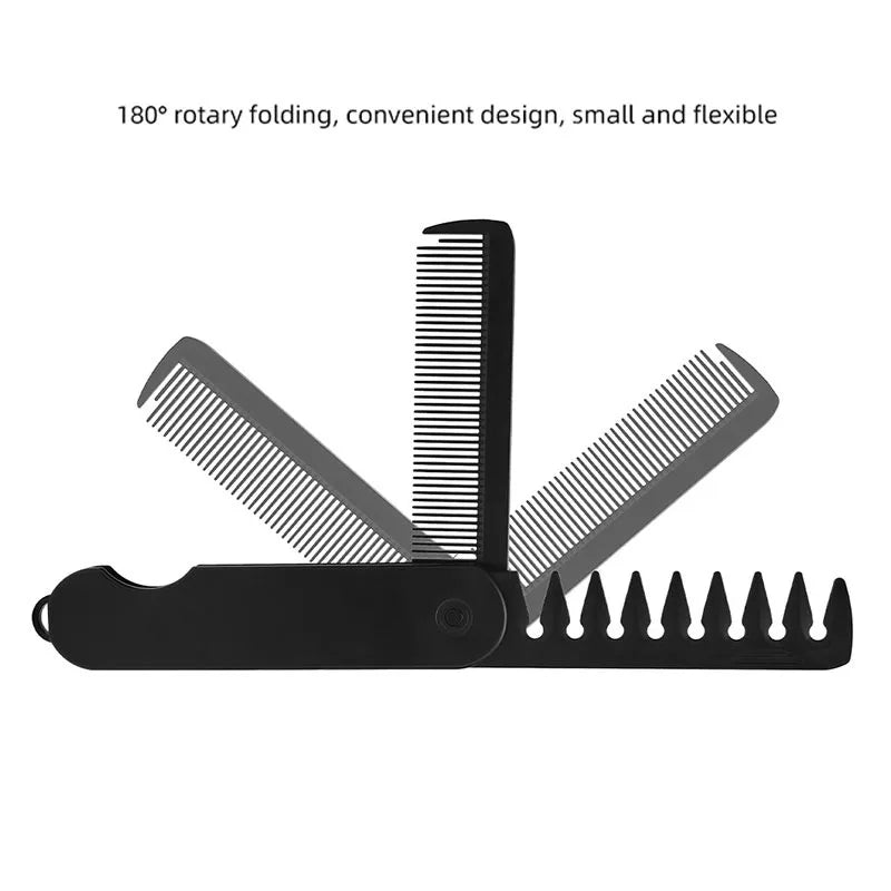 Multifuncional 2 in 1 Pocket Folding Combs