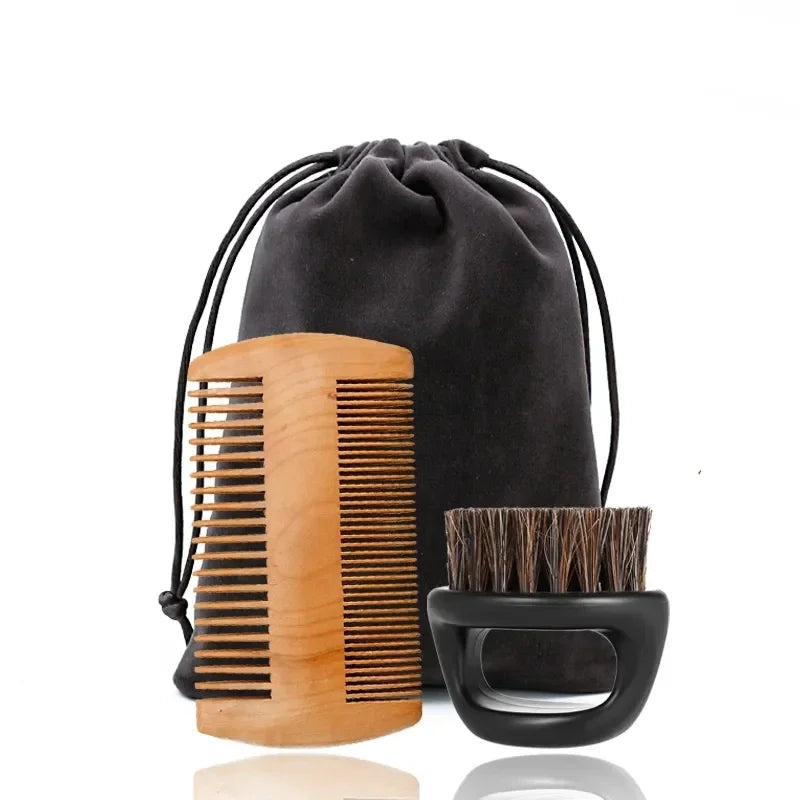 Boar Bristle Wood Beard Brush