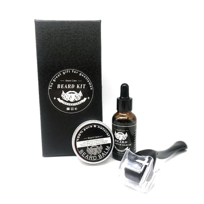 Beard Growth Set Men Beard Care Kit