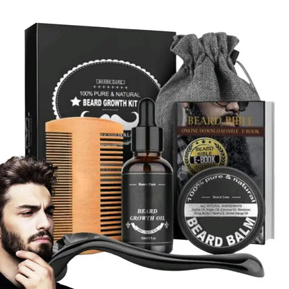 5pcs Men Beard Barba Grooming Beard Set