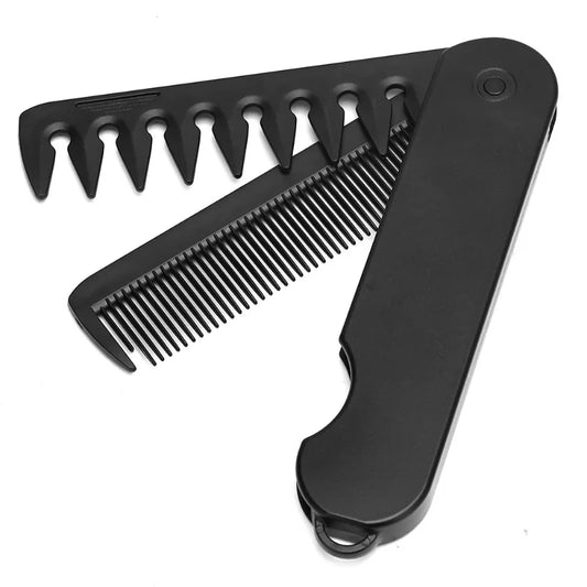 Multifuncional 2 in 1 Pocket Folding Combs