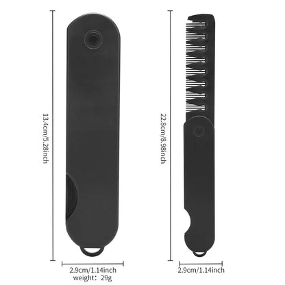 Multifuncional 2 in 1 Pocket Folding Combs