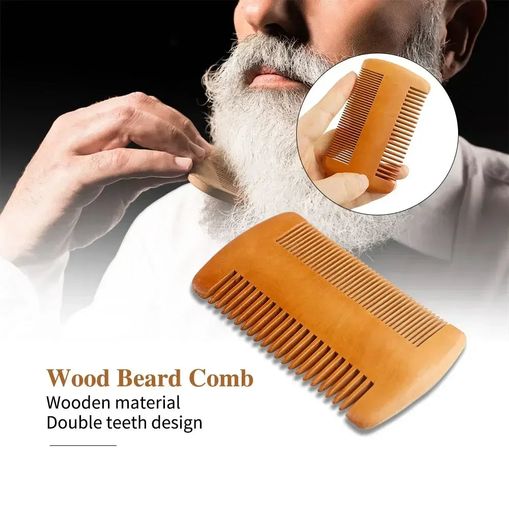 Boar Bristle Wood Beard Brush