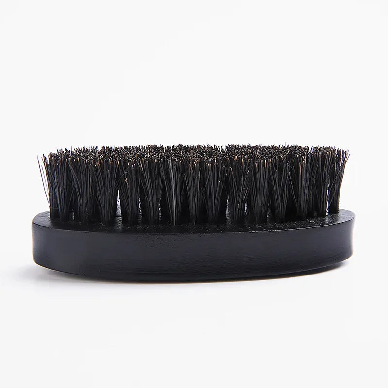 Professional Soft Boar Bristle Wood Beard Brush